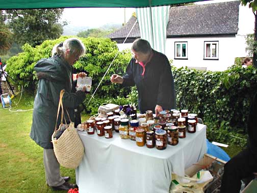 Moira Starkey's jam stall