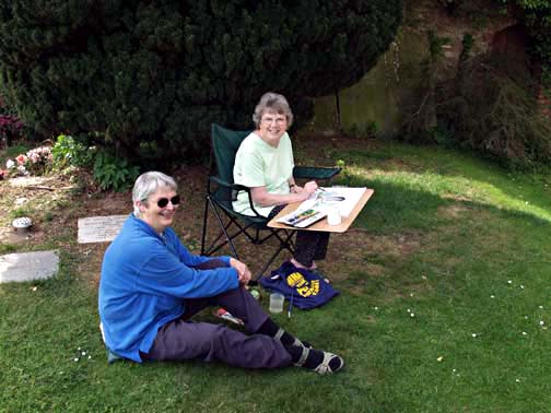 Margaret White and Janet Davies